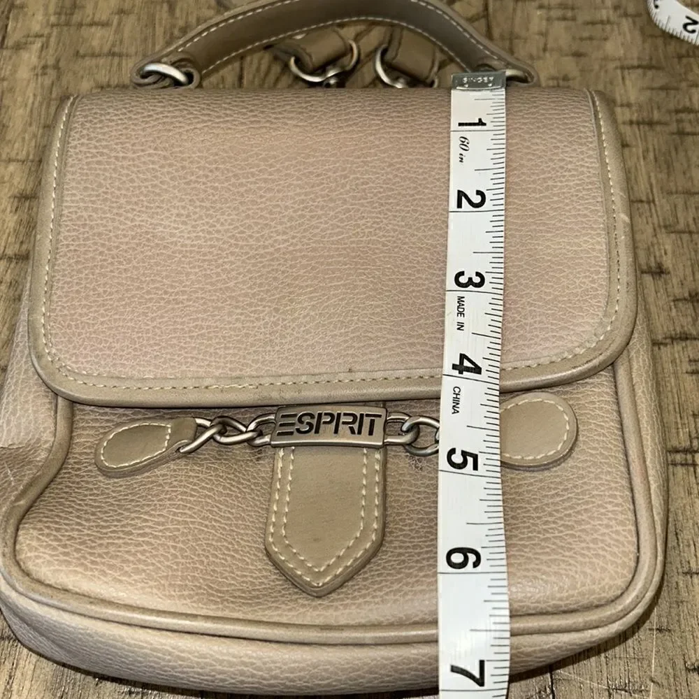 Espirit Vegan Imprinted Leather Look Crossbody and Easy Snap Convenience! ✈️ 🌆